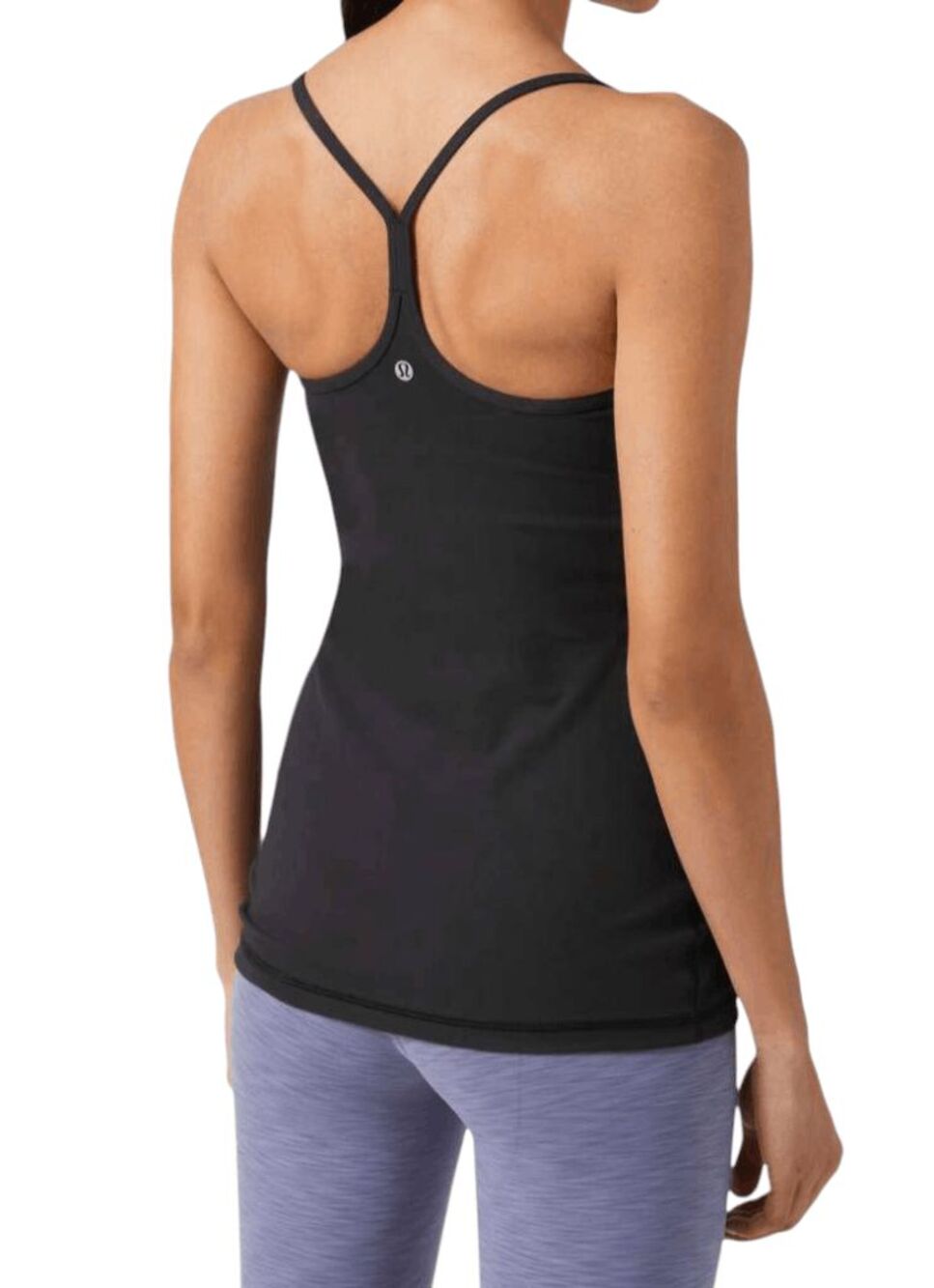 LULULEMON ATHLETICA Power Y Tank O In Black Size 4